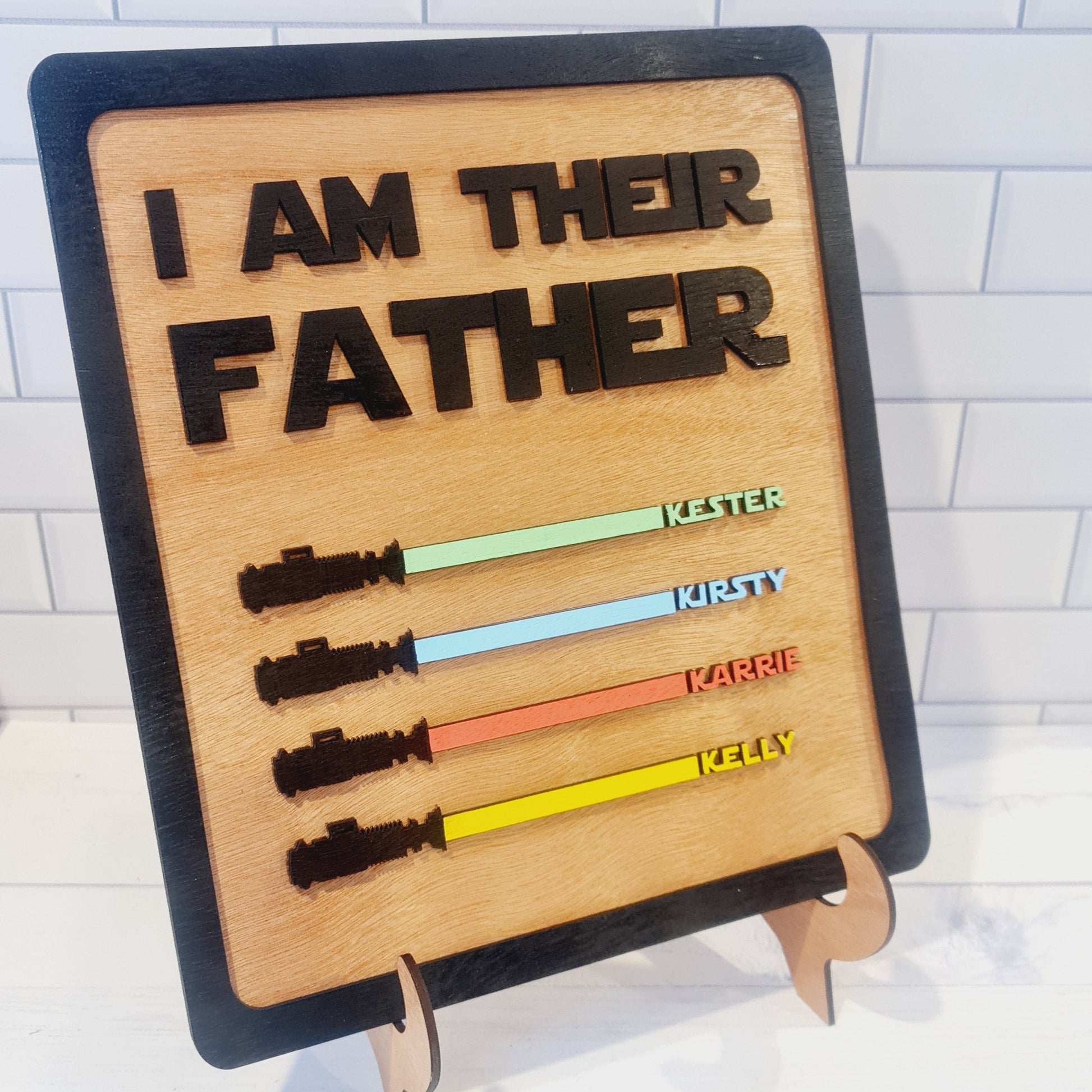 4 name fathers day star wars gift