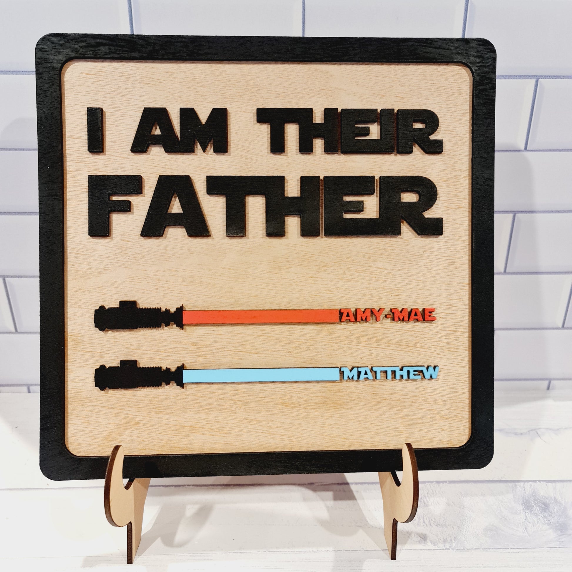 Star Wars Father Gift Plaque