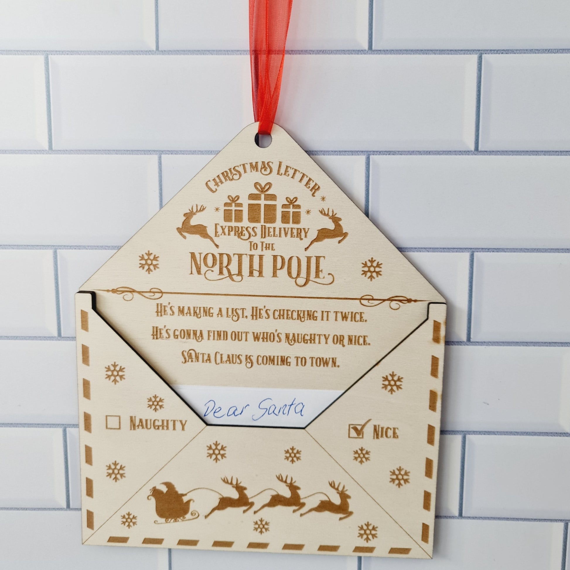 Express Delivery to the North Pole - Santa Letter Holder