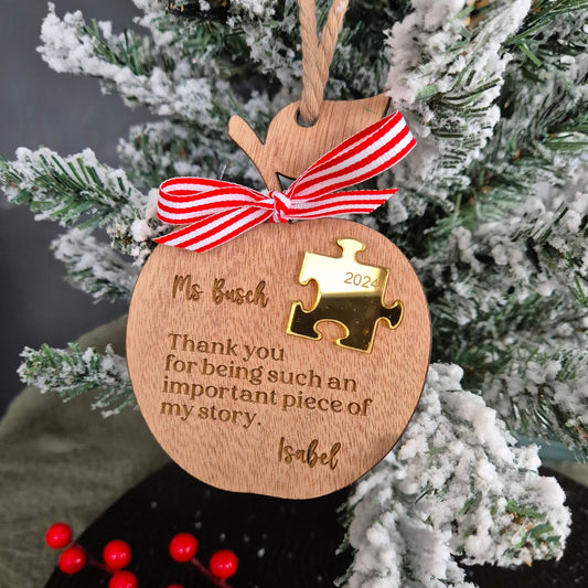 Teacher Christmas Ornament