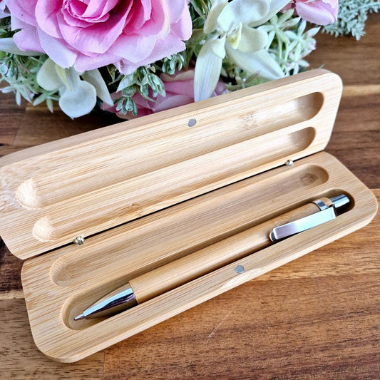 Bamboo Pen & Case