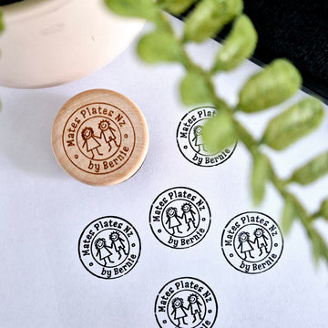 Medium Handheld Custom Stamp made in Auckland