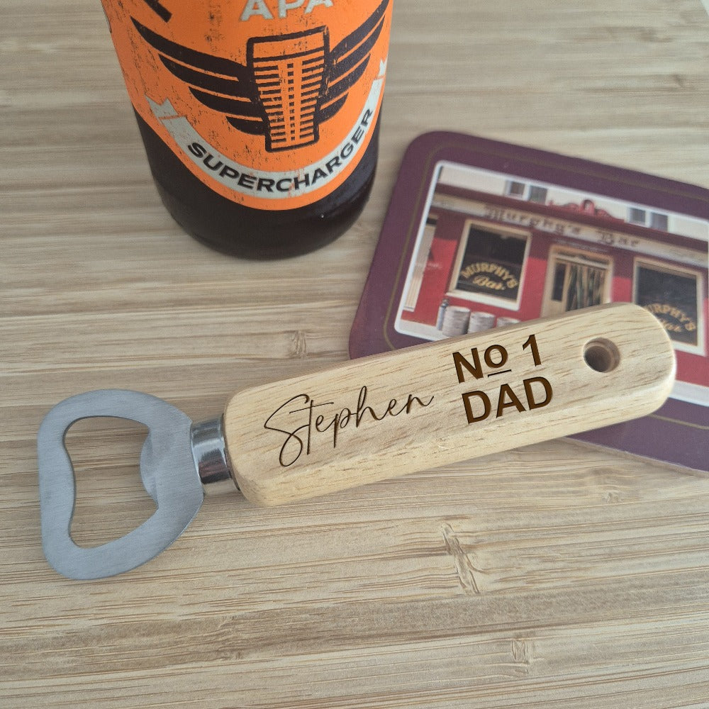 Number One Dad Bottle Opener