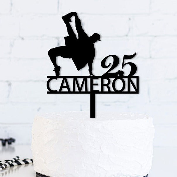 Hip Hop Cake Topper for Male 