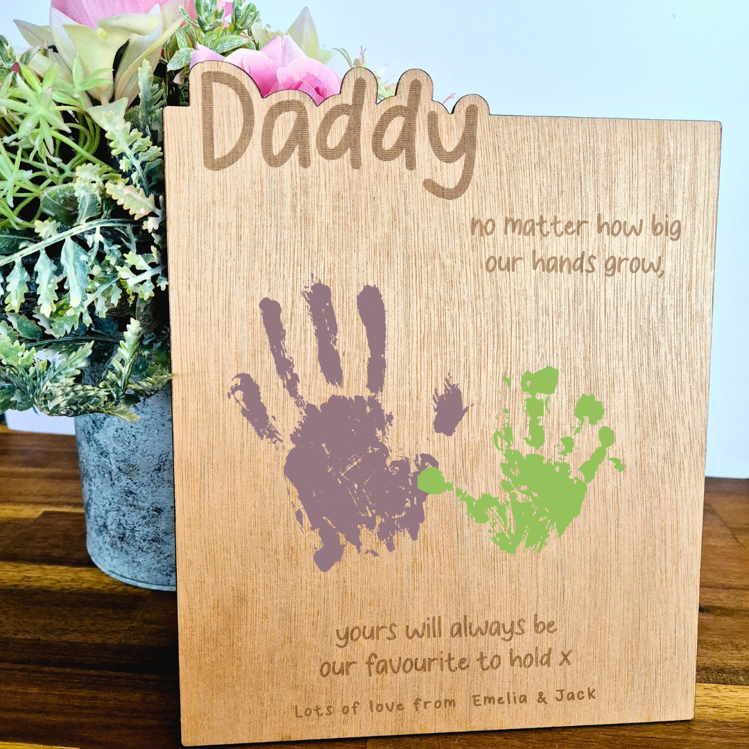  No matter how bigs our hands grow handprint plaque