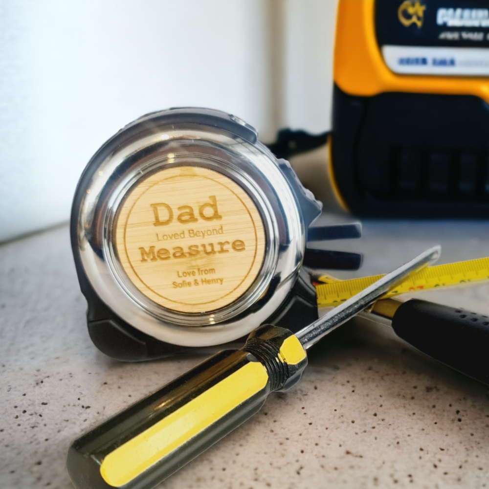 Personalised Measuring Tape Fathers Day Gift