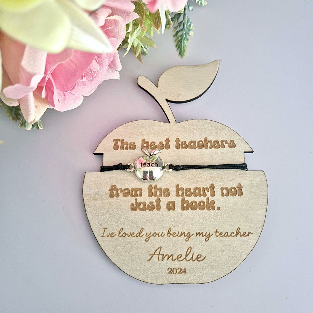 The best teachers teach from the heart not just a book teacher gift