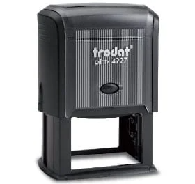 Trodat 4927 Black Case Rubber Self Inking Stamp Auckland