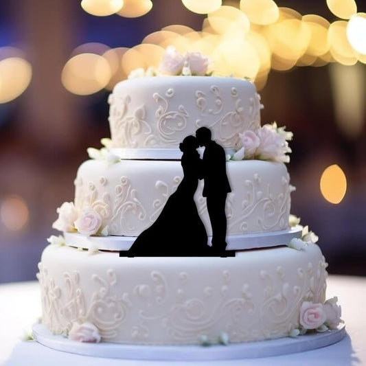 Bride & Groom Wedding Cake Topper - (6)