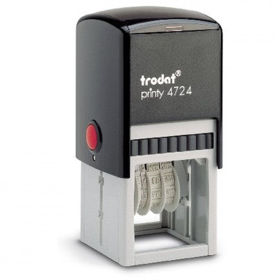 Trodat 4724 3mm Self Inking Date Stamp 40x40mm