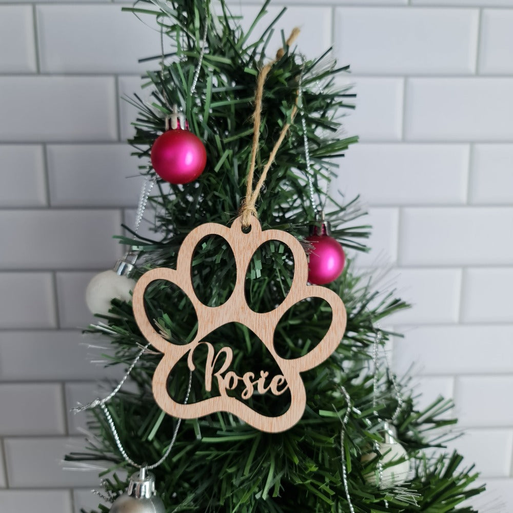 Personalised Pet Christmas Decoration