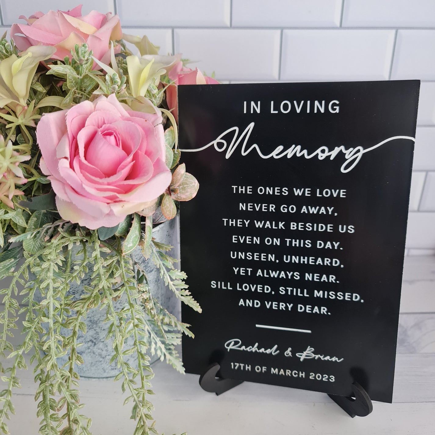 In Loving Memory Sign